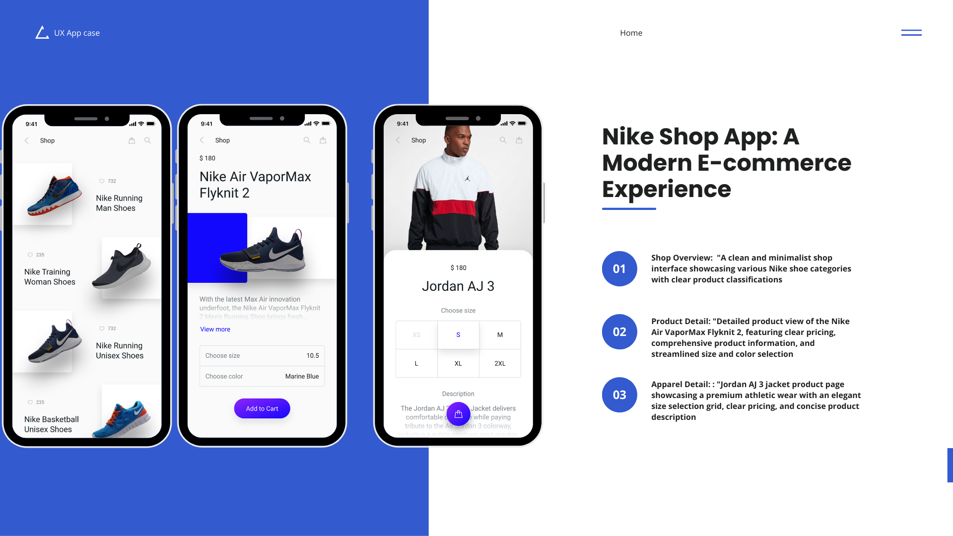 Nike Shop App UX Design